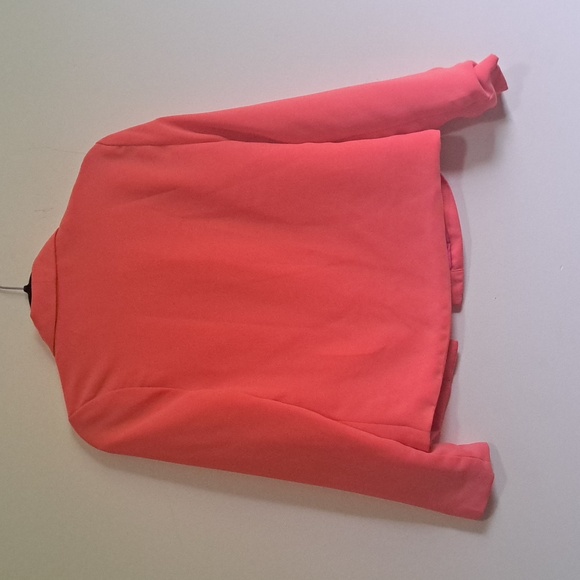 Forever 21 Bright pink,orange fuchsia long sleeve blazer jacket Size 6/S - Picture 7 of 12